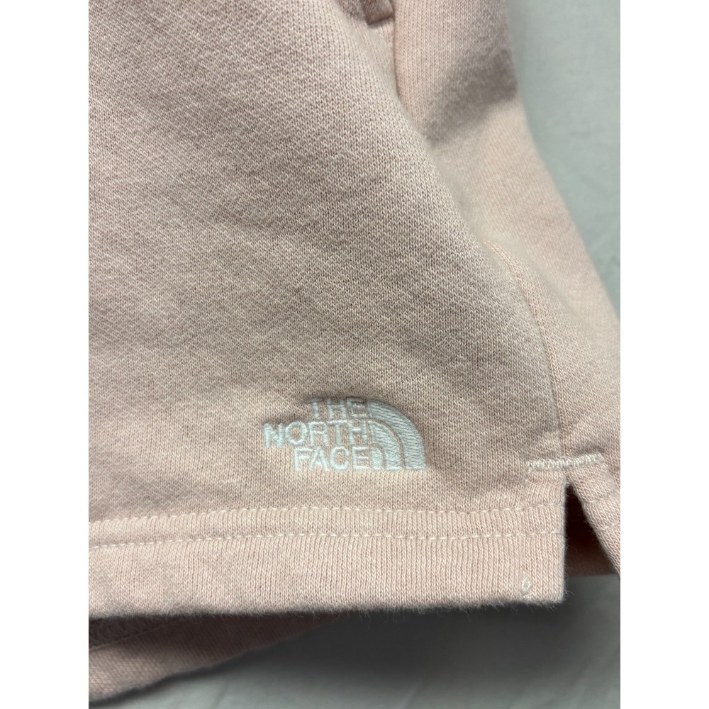 The North Face Fleece Shorts Womens Pink Moss Logo Large Comfortable Free Ship - Picture 5 of 6